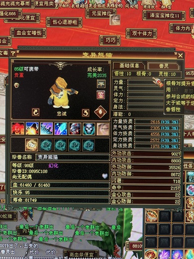 携带等级:85级 | 等级:98 | 悟性10 | 灵性10 | 最高资质:4556 | 【逆光代售宝宝交易全免手续费】商品图片