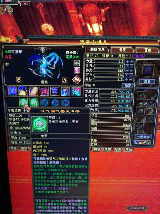 携带等级:85级 | 等级:100 | 悟性10 | 灵性10 | 最高资质:4018 | 【逆光代售宝宝交易全免手续费】商品图片