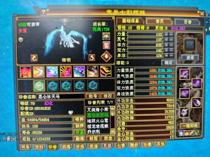 携带等级:65级 | 等级:79 | 悟性10 | 灵性5 | 最高资质:3264 | 【逆光代售宝宝交易全免手续费】商品图片