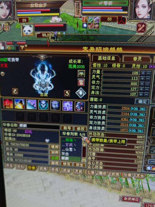携带等级:85级 | 等级:99 | 悟性10 | 灵性10 | 最高资质:4361 | 【逆光代售宝宝交易全免手续费】商品图片