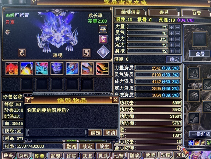 体力宝宝 | 精明 | 携带等级:95级 | 等级:60 | 悟性10 | 灵性10 | 最高资质:4442 | 【逆光代售宝宝交易全免手续费】商品图片
