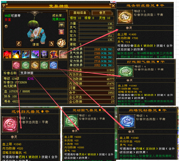 携带等级:95级 | 等级:124 | 悟性10 | 灵性10 | 最高资质:4750 | 【逆光代售宝宝交易全免手续费】商品图片
