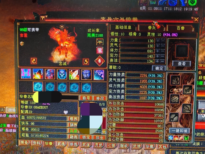 体力宝宝 | 忠诚 | 携带等级:95级 | 等级:116 | 悟性10 | 灵性10 | 最高资质:4028 | 【逆光代售宝宝交易全免手续费】商品图片