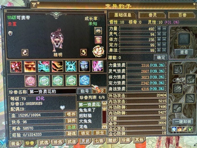 身法宝宝 | 精明 | 携带等级:其他等级 | 等级:79 | 悟性10 | 灵性10 | 最高资质:4316 | 【逆光代售宝宝交易全免手续费】商品图片